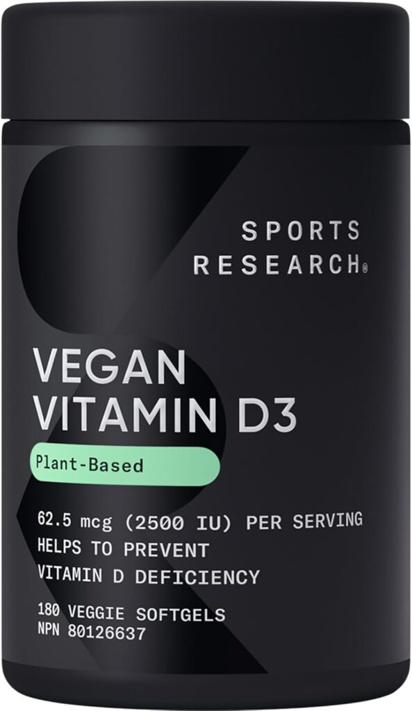 Sports Research Vegan D3 from Lichen